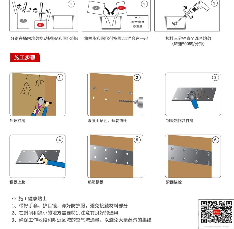 包钢余干粘钢加固施工过程